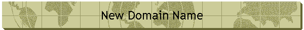 New Domain Name